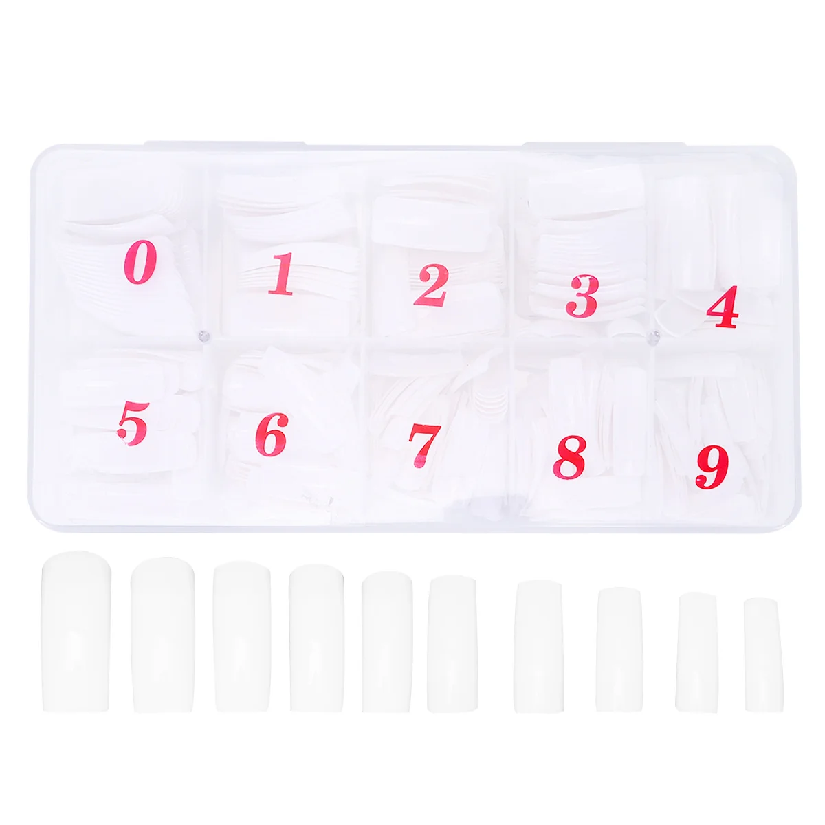 

500Pcs Nail Tips Fake Nails Half Cover White for Nail Art DIY Party Manicure Stickers Fake Nails Manicure Stickers