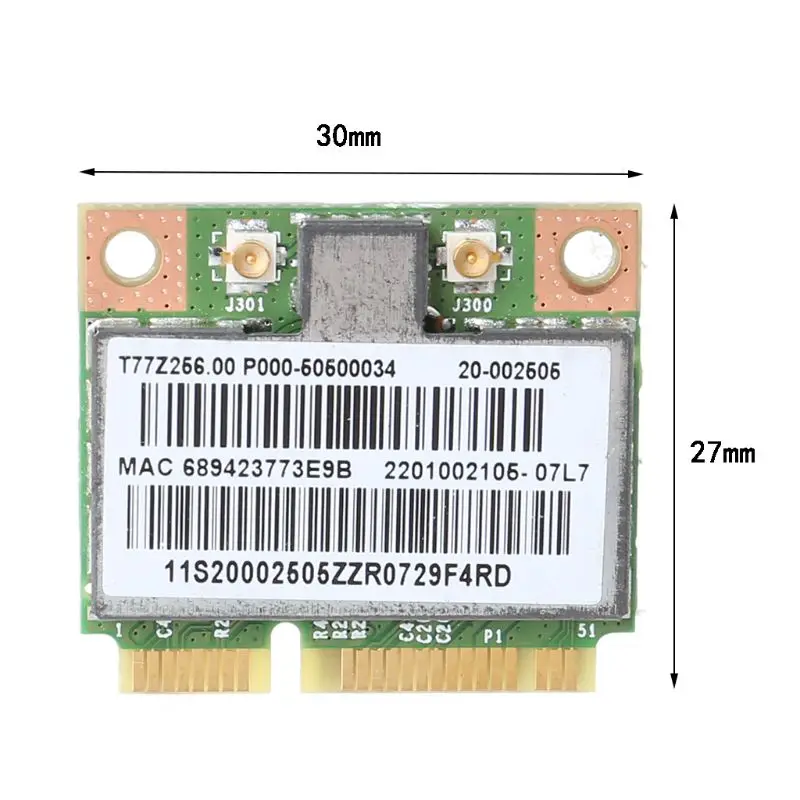 BCM4313HMGB BCM4313 WiFi 1x1 BGN アダプターカード z370 g480 g580 g780 Y470 Y570 y480 y580 シリーズ FRU 20002505