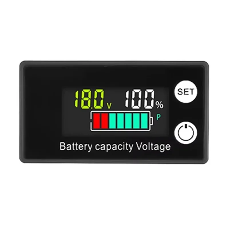 ABCL バッテリー電圧計 DC 8-100V 容量インジケーターパワーメーターリチウム Lifepo4 鉛酸電池 12V 24V 48V 液晶画面