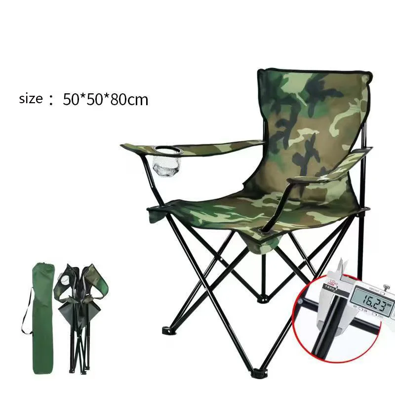

Metal Made Outdoor Dining Beach Garden Park Campsite Modern Portable Folding Chair