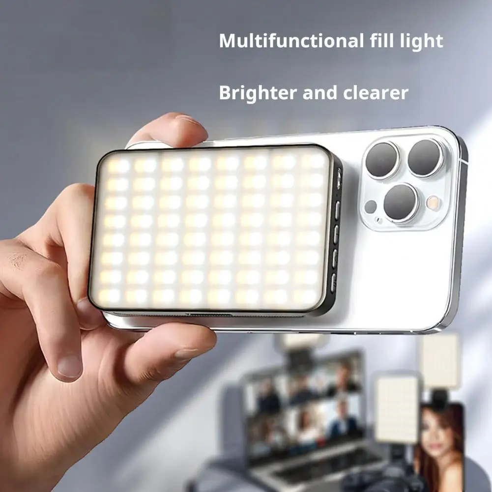 Professional Selfie Light Adjustable Brightness Selfie Light Portable Rechargeable Led Fill Light with Phone Clip Shoe for Super image 5