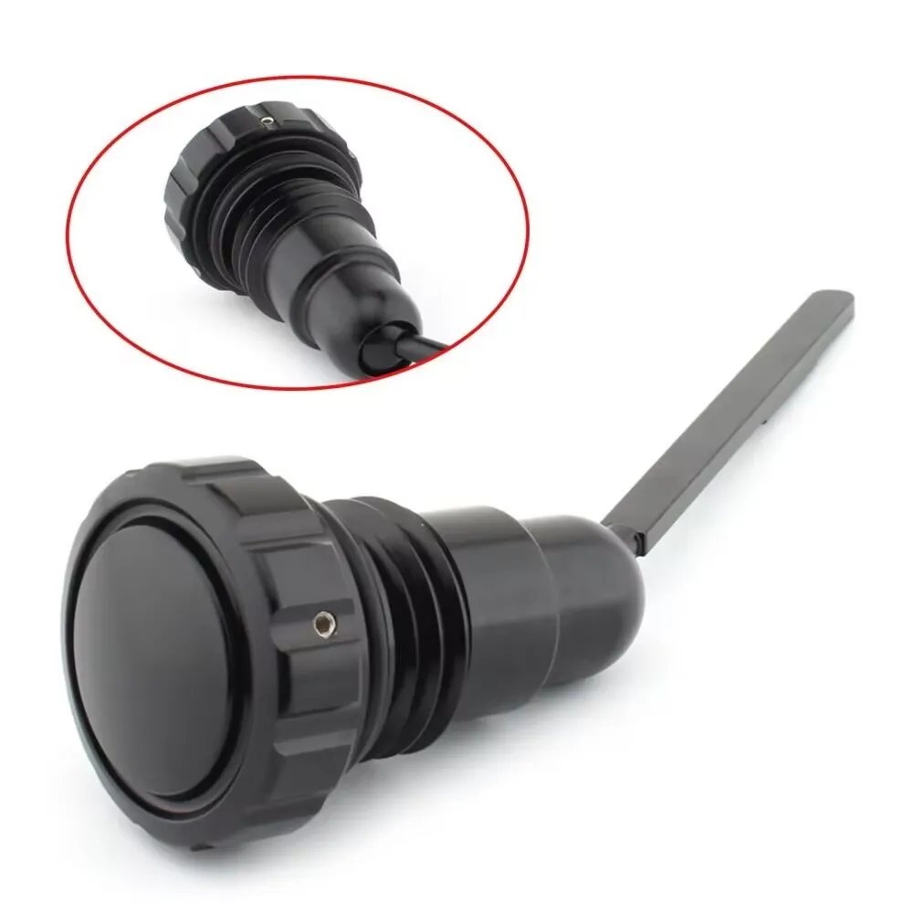Motorcycle Modification Burst Groove Oil Dipstick Accessory Is Suitable For Harley Touring FLH/T 2007-2016 Models