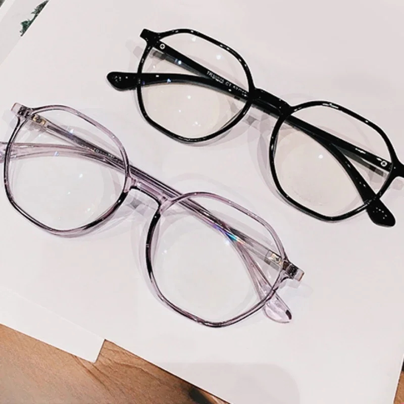 Fashion Glasses Reading Glasses for Elderly Ladies Anti-blue Light Reading Glasses Hexagonal Frame