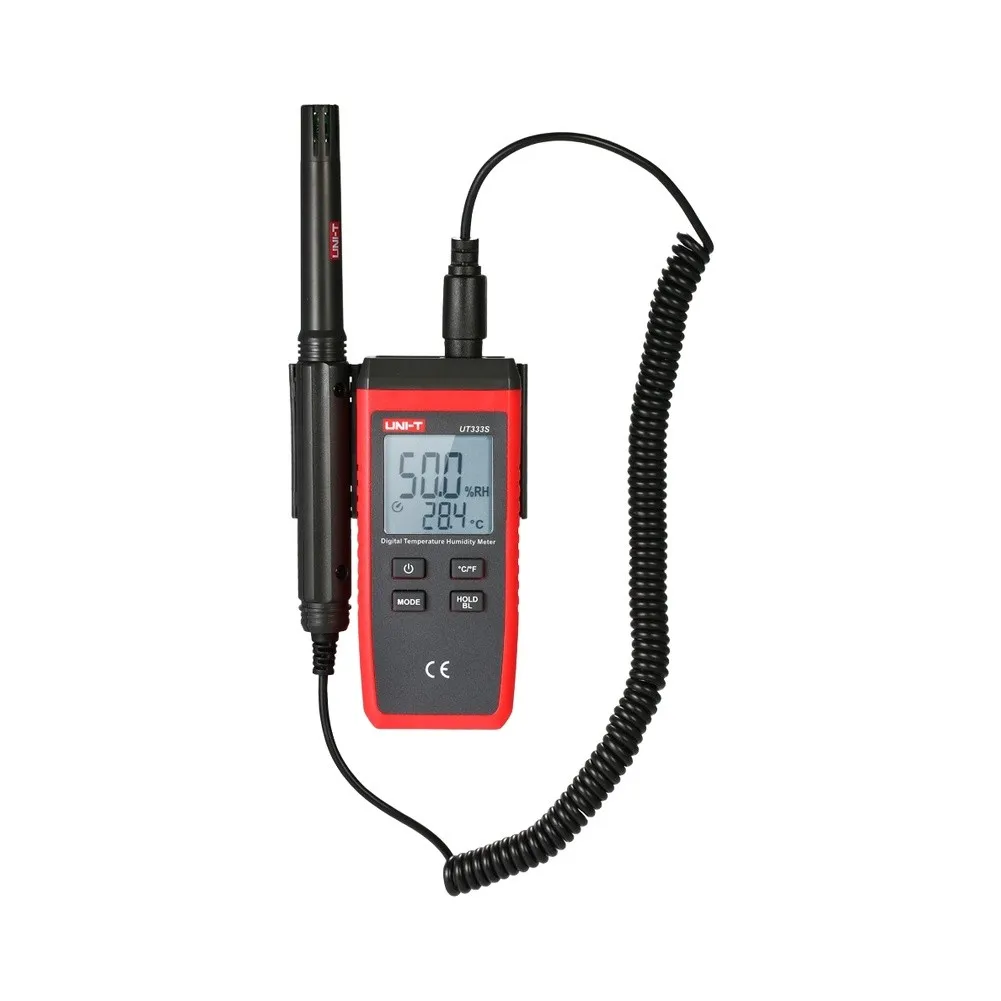 Black Split Thermometer Hygrometer Split Type Temperature Humidity Tester Temperature Instrument UT333S Sensor Tool