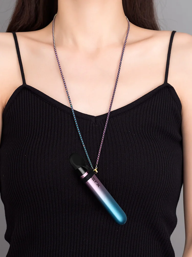 2026 New Ins Metal Thick Chain Necklace Protective Cover Electronic Eye Anti-Loss Hanging Chain for Women Fashion Jewelry