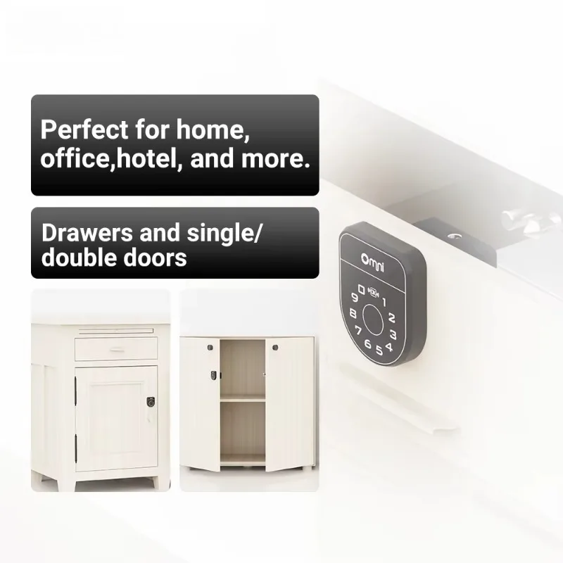 Safety Combination Electronic File Drawer Locks Controller Zigbee Gym Rfid Bluetooths Fingerprint Smart Hidden Rfid Cabinet Lock