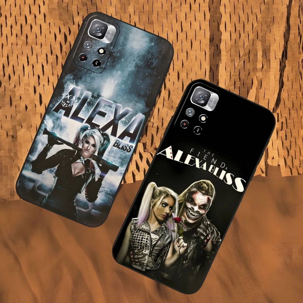 Coque de téléphone A-Alexa B-Bliss pour Xiaomi 15 14 13 12 Mi 11 ultra Pro Lite, en silicone souple noir