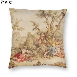 Aubusson Tapestry French 18th Century Cushion Cover European Floral Flowers Throw Pillow Case for Sofa Pillowcase Home Decor