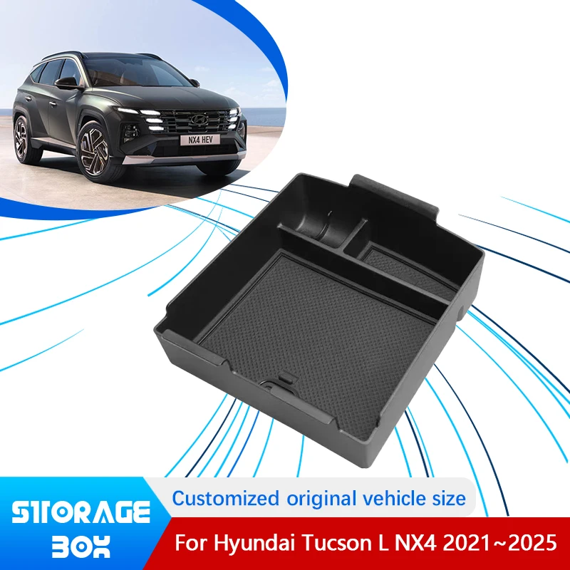 

For Hyundai Tucson L NX4 2021~2025 2022 Armrest Box Car Supplies Center Console Interior Modification Storage Auto Accessories