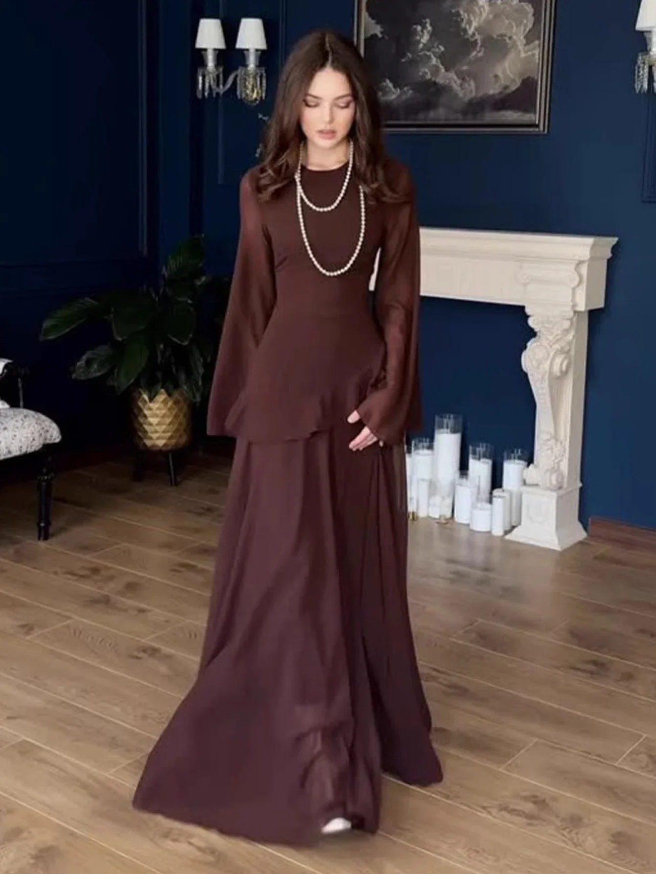 

Eid Women Dress Solid Abaya Muslim Ramadan Jalabiya Party Dresses Dubai Long Robe Morocco Kaftan Islam Vestidos Largos 2025