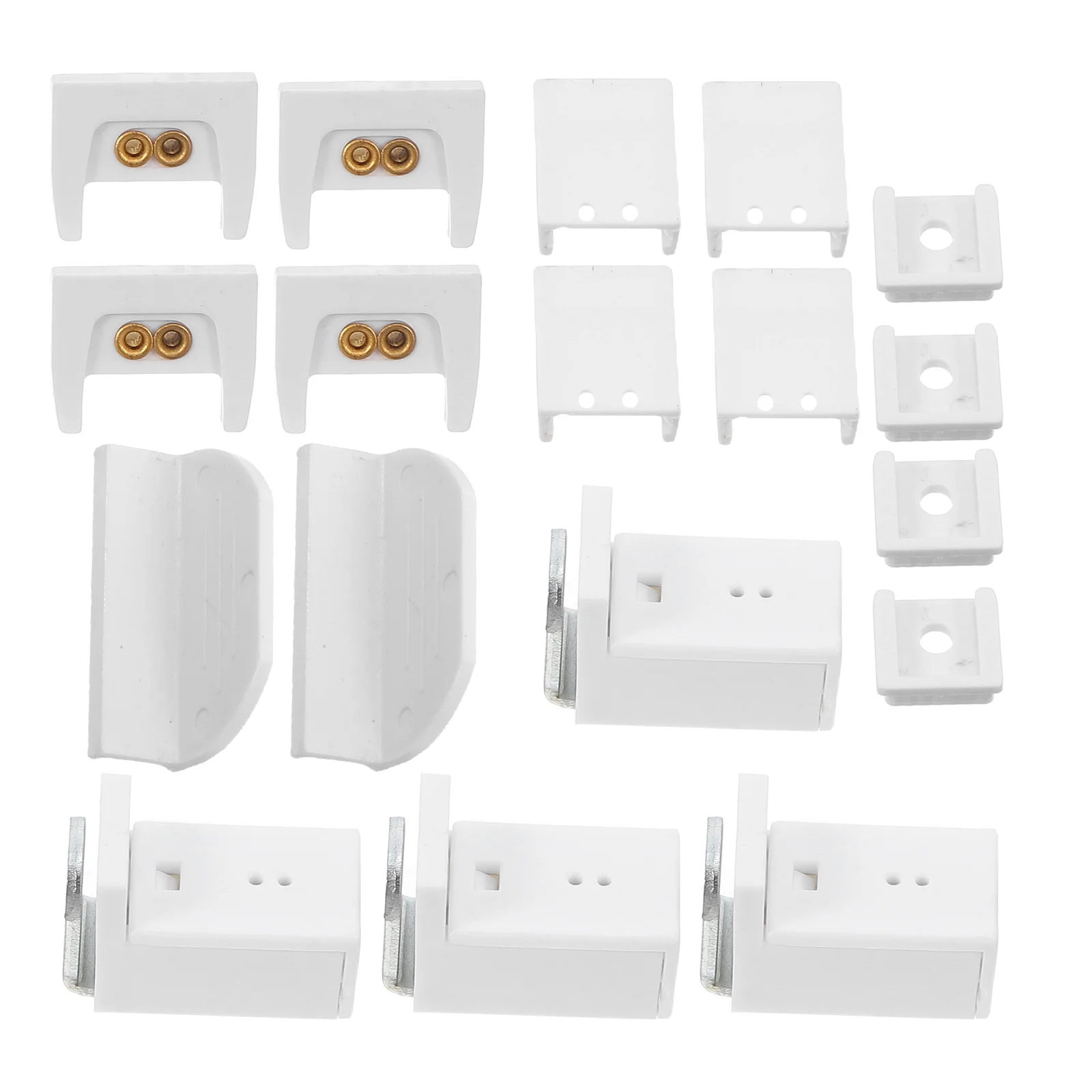 

18pcs Blinds Clips Brackets Vertical Blind Mounting Brackets For Pleated Shades Window Curtains Folding Curtain Hanging Code