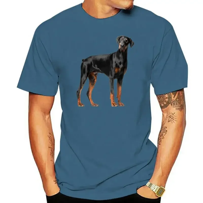 streetwear fashion vintage Summer Male Hot Sale  Fitted Doberman Pinscher T Shirt   Kawaii   2024Plus Size S-5xl  Short Sleeve