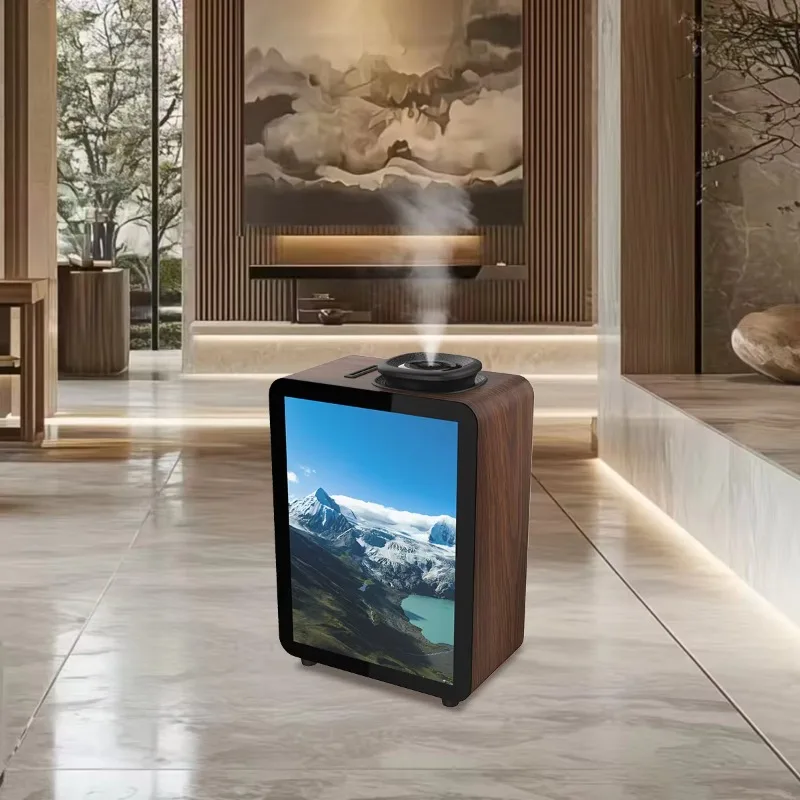 

New Design 3000CBM Medium Space Metal Electric Household HVAC Scent Diffuser LED Light Smart Control Waterless Operation