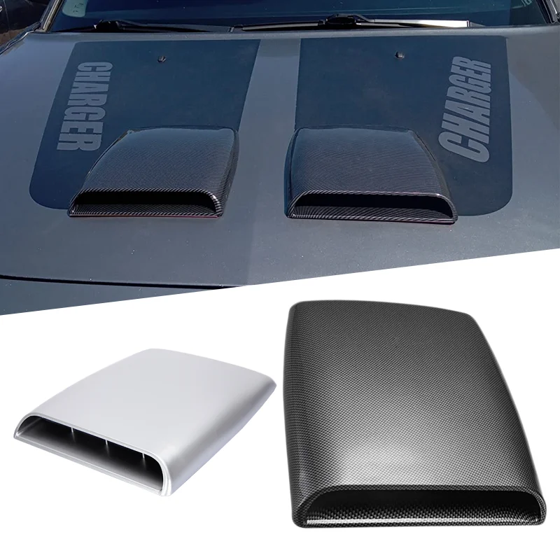 Car Hood Scoop Air Intake Decorative Cover For Niva Lada 4×4 Tuning Land Rover Defender Mustang Focus Mk2 Ranger Bmw G30 F30