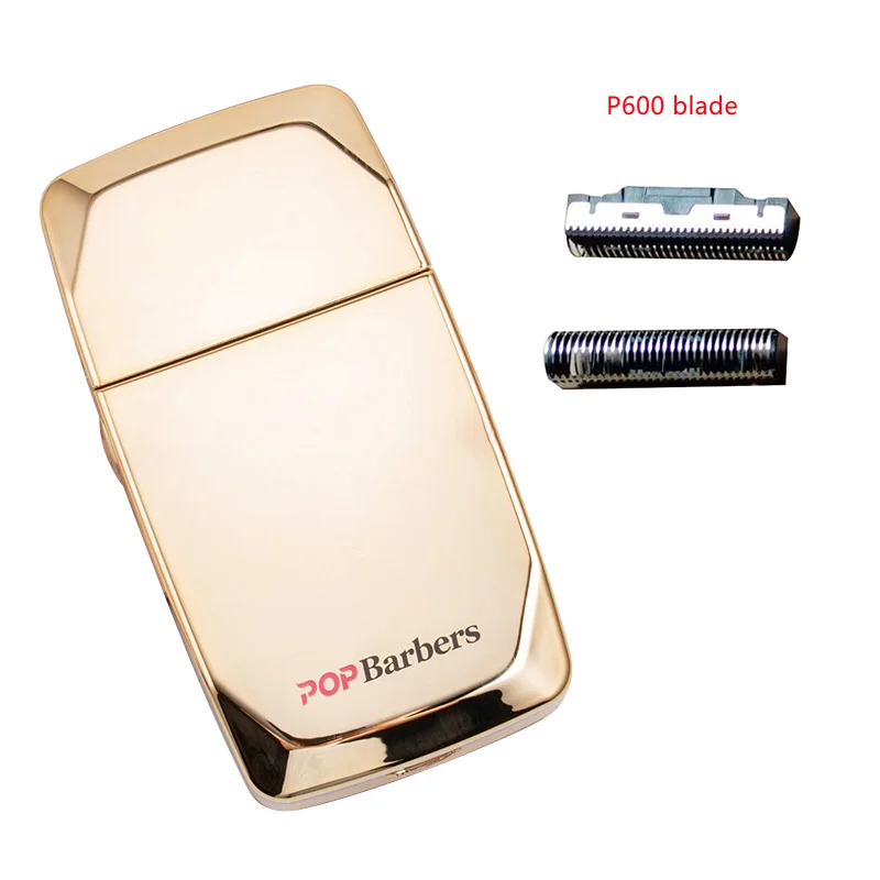 POP BARBERS 2Pcs/lot Clipper Blades Shaver Replacement Shaver Foils Cover For  P600 Barber Shaving Cutter Accessories