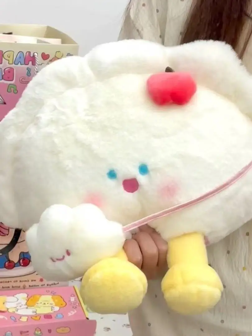 

Милая плюшевая игрушка-пельмень, мягкая кукла-компаньон, подарок на день рождения парню, мягкая обнимашка в виде животного, наполнена ПП-хлопком