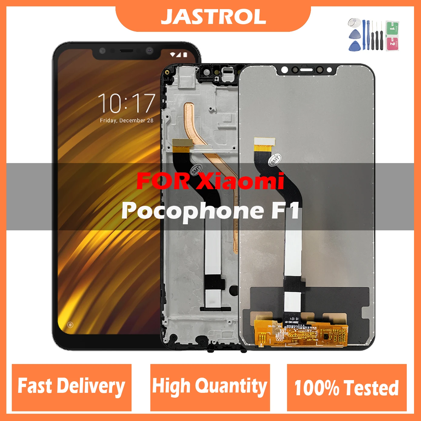 

Оригинальный ЖК-дисплей 6,18 дюйма для Xiaomi Pocophone F1, ЖК-дисплей, сенсорный экран, дигитайзер в сборе для Xiaomi PocophoneF1 Poco F1