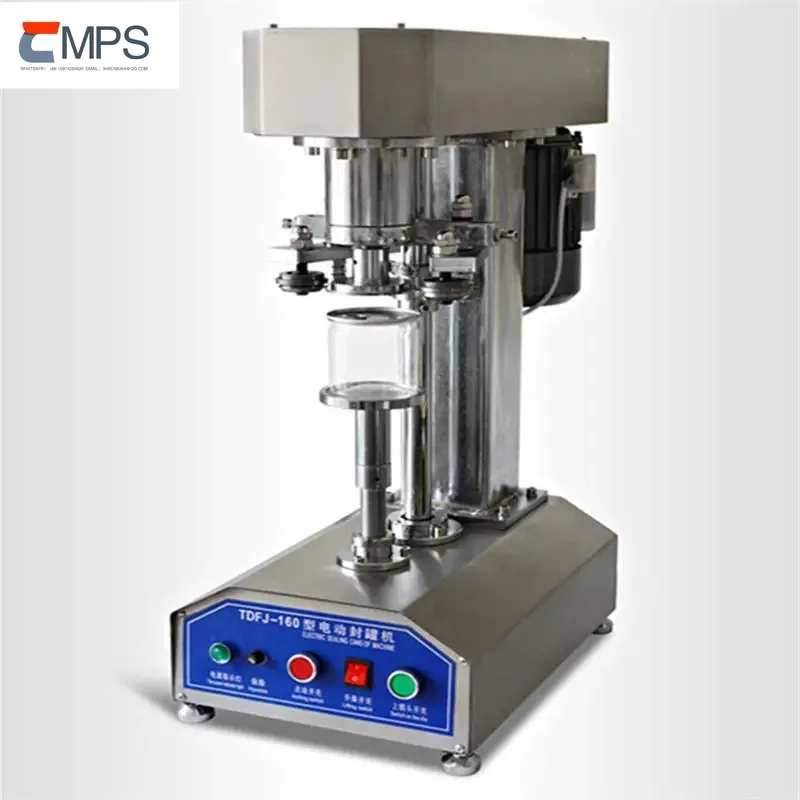 

【Best-selling】Tabletop Semi-Automatic Beer And Bottle Packaging Machine For Tin/Aluminum Can Sealing Can Seaming Machine