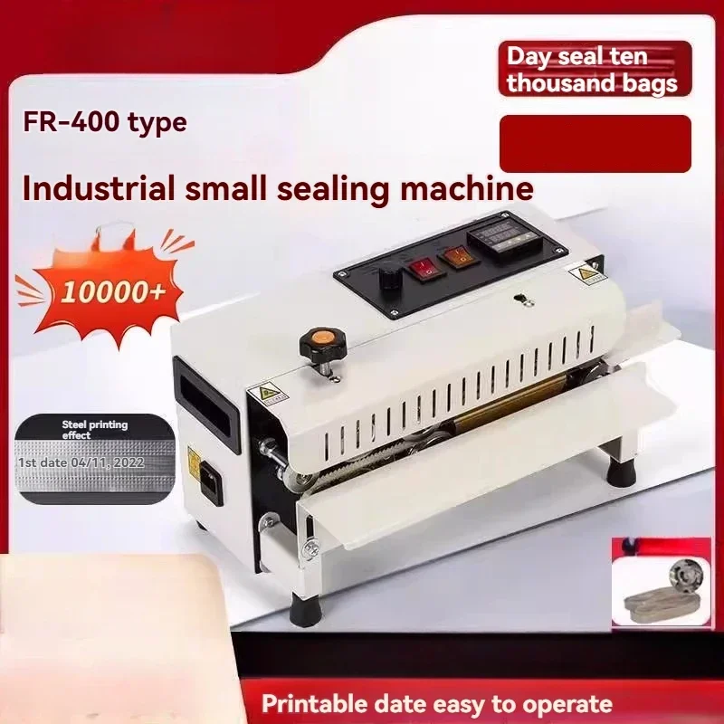 Automatic Continuous Food Sealing Machine Commercial Small Packager for Tea Bags Coffee Mooncakes Snacks Nuts Biscuits Packaging