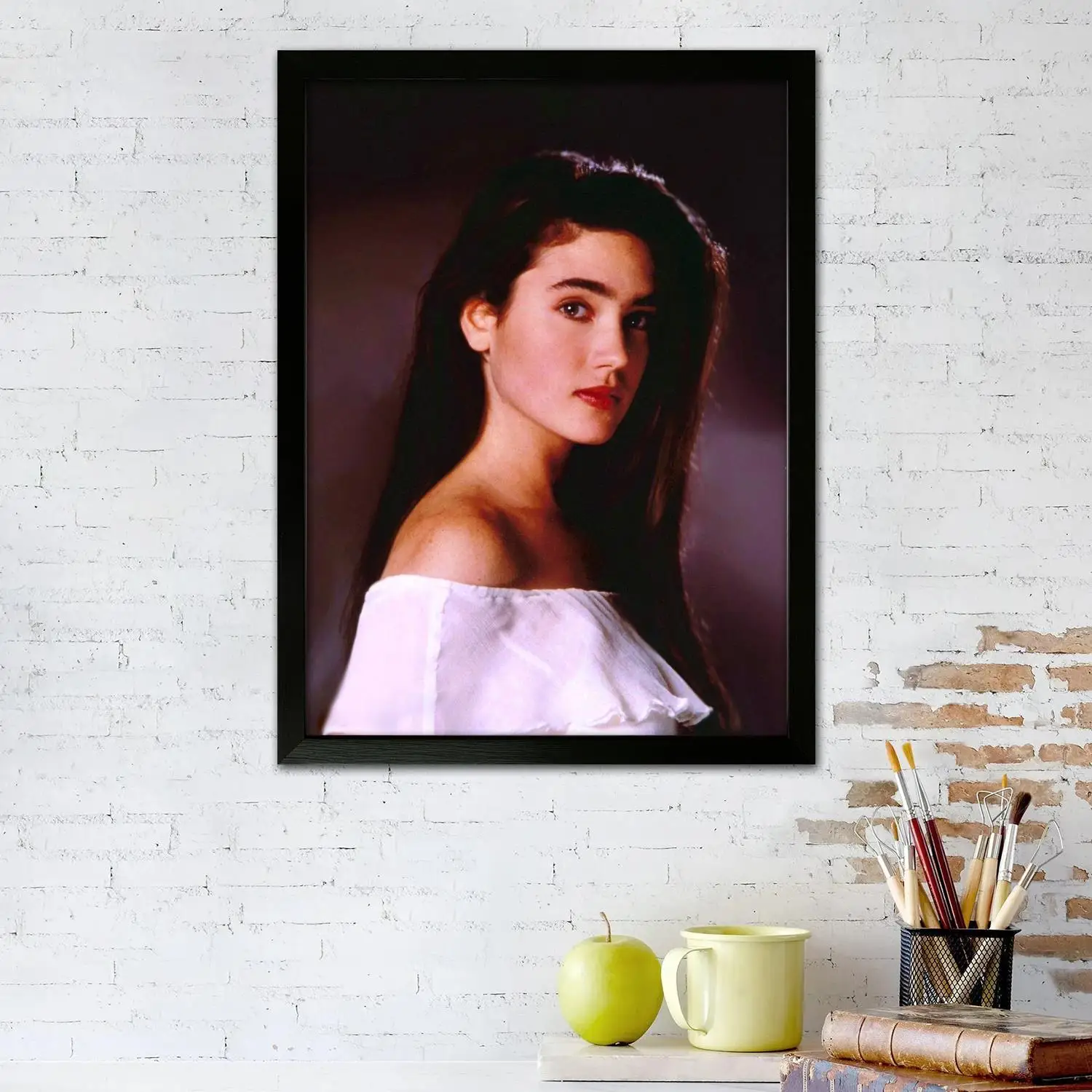 jennifer connelly Canvas Art Poster and Wall Art Picture Print, Modern Family Bedroom Decor Posters,Decorative painting