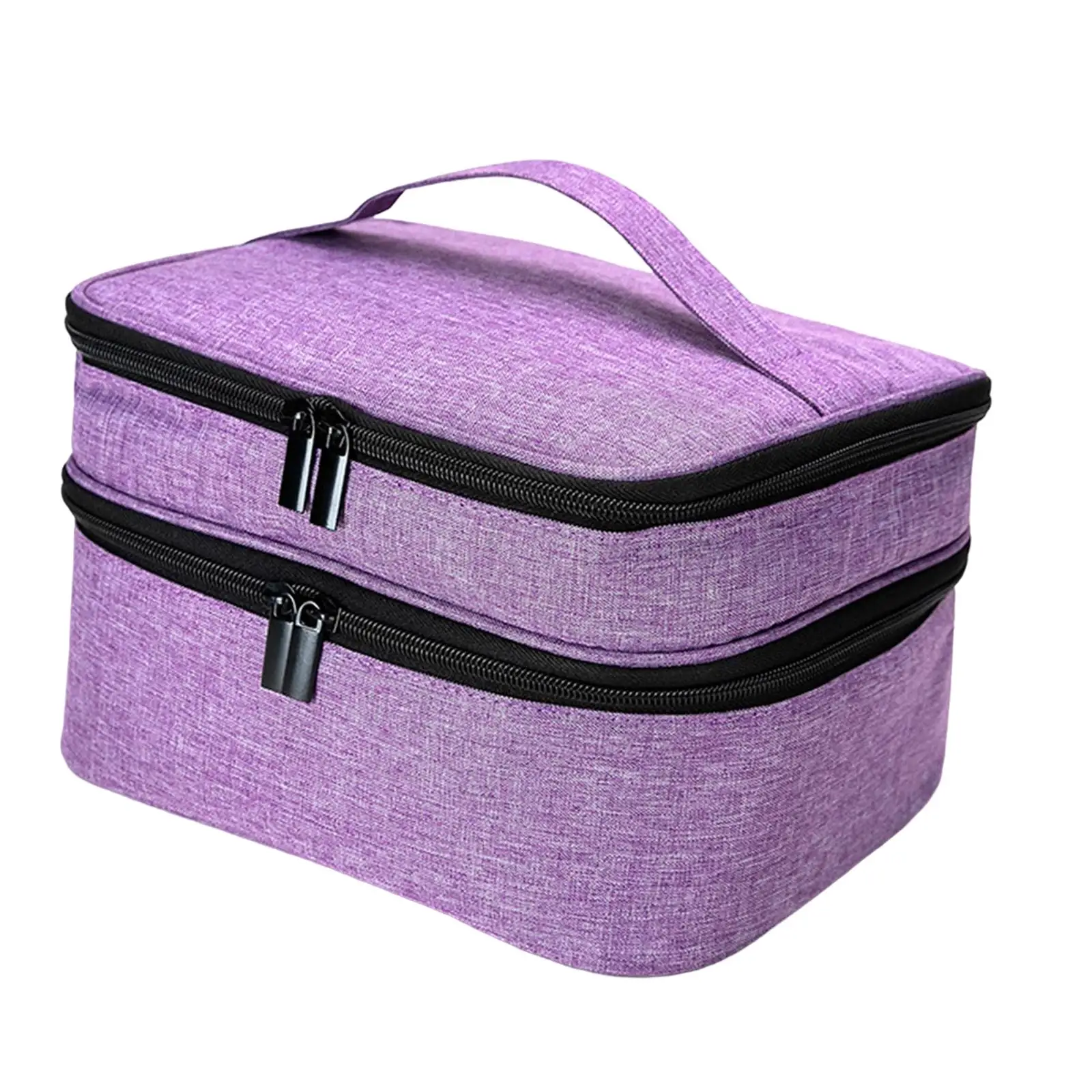 Large Capacity Nail Polish Storage Bag Oxford Cloth Manicure Tools Organizer Cosmetic Travel Case for Women