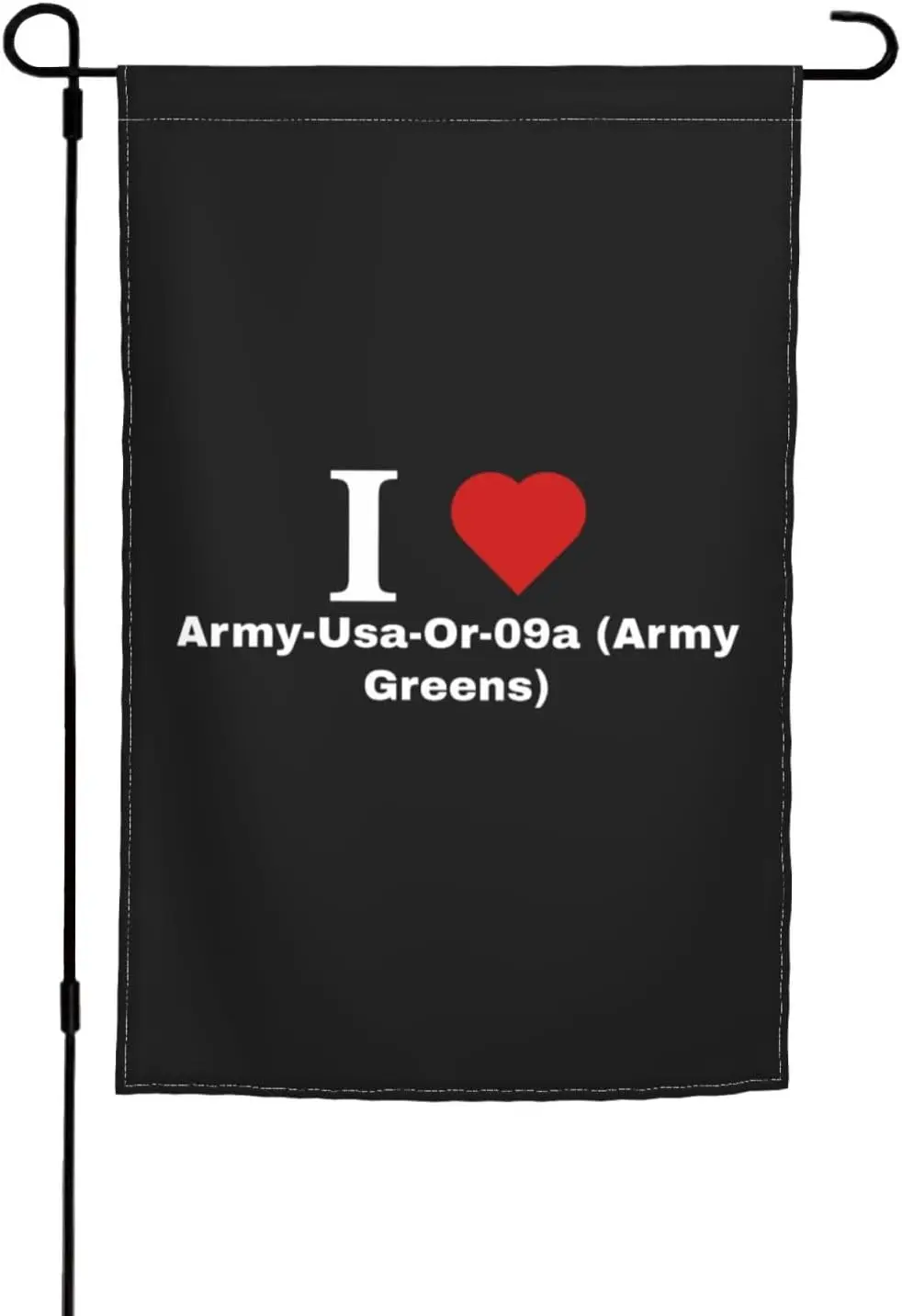 Double Sided I love Army-Usa-Or-09a (Army Greens) Garden Flag 12x18 Inch Banner Seasonal Farmhouse Yard Home Garden Flags Ou uui