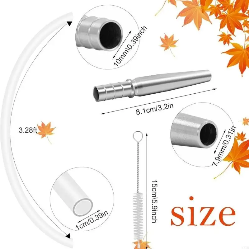 Functional Maple Syrup Tool Feature Metal Spouts And Easy To Clean Brushes