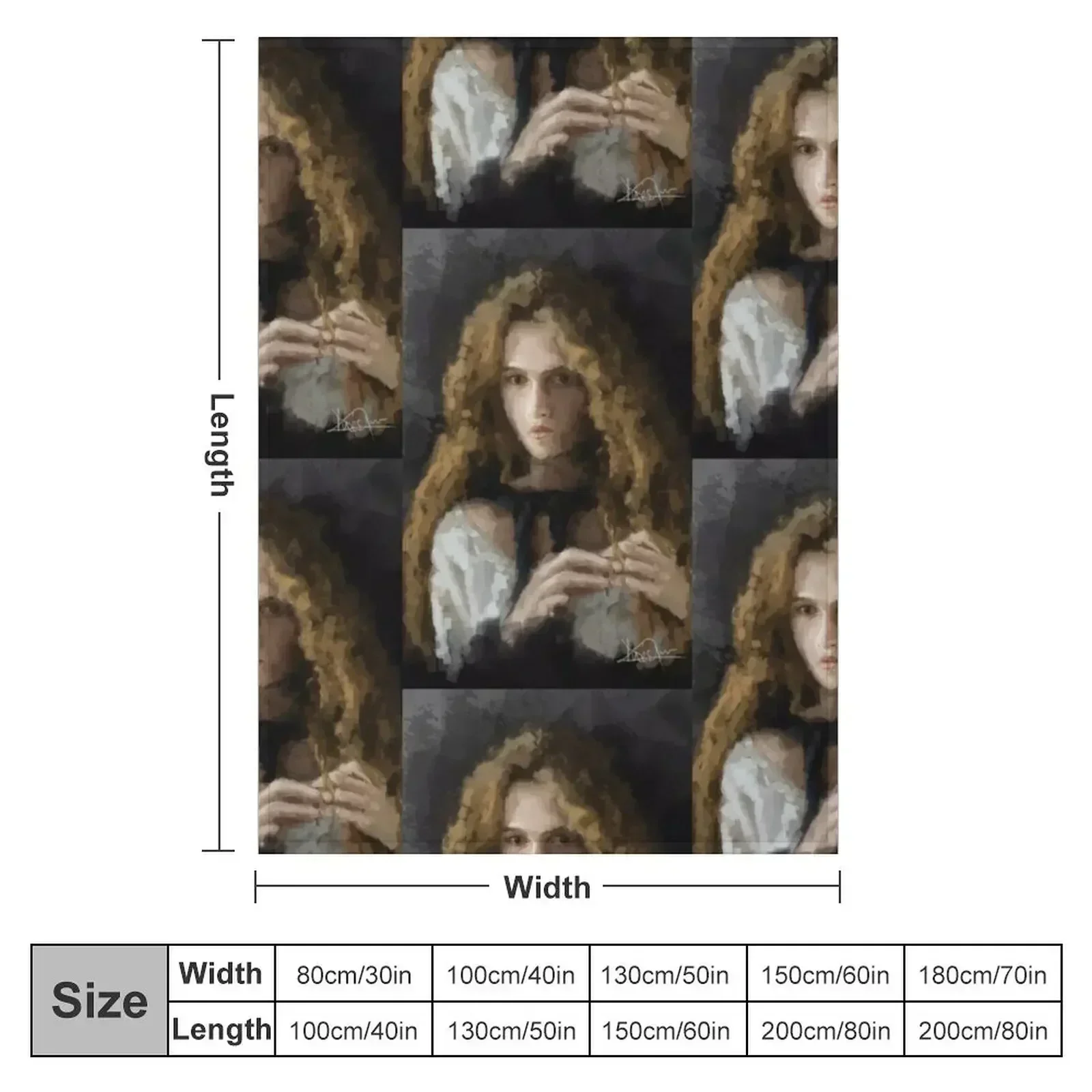 Helena Bonham Carter Vintage Throw Blanket Hairys Hair Cute Furry anime Luxury Designer Blankets