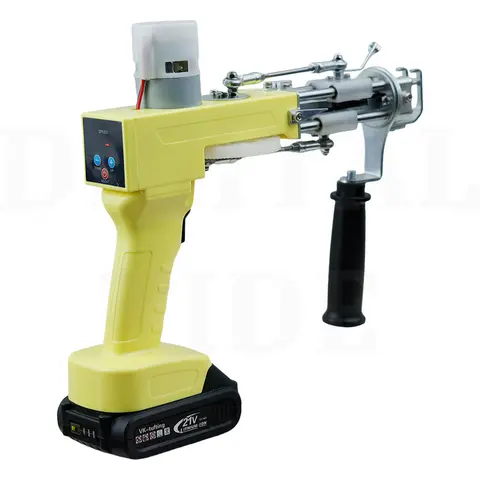 New wireless lithium battery digital display tufting gun 2-in-1 carpet weaving gun includes 2 batteries Rug tufting Machine