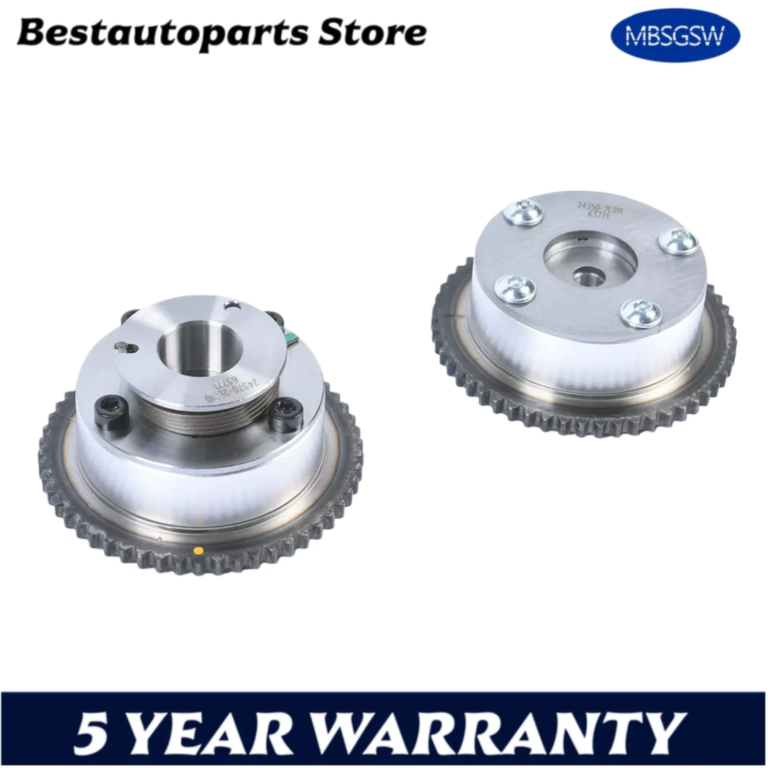 

Exhaust Intake VVT Timing Camshaft Gear Sprocket For Hyundai Elantra GT 1.8 2.0L 24370-2E010 24350-2E011