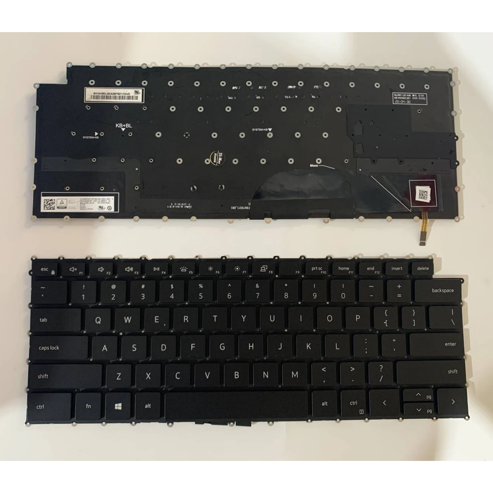 

Laptop keyboard US Layout for Dell XPS 15 9500 9700 Precision 5550 5750 XPS17 9700