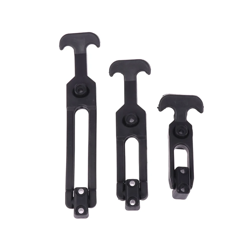 Rubber Hood Catch Flexible T-Handle Hasp Rubber Flexible Draw Latches With Brackets For Tool Box Vehicle Engine