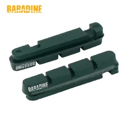 Baradine Brake Inserts for Ceramic Coated Rim Cartridge-type Shoes Replacement Pads for MTB BMX Road Bike V-brake Cantilever