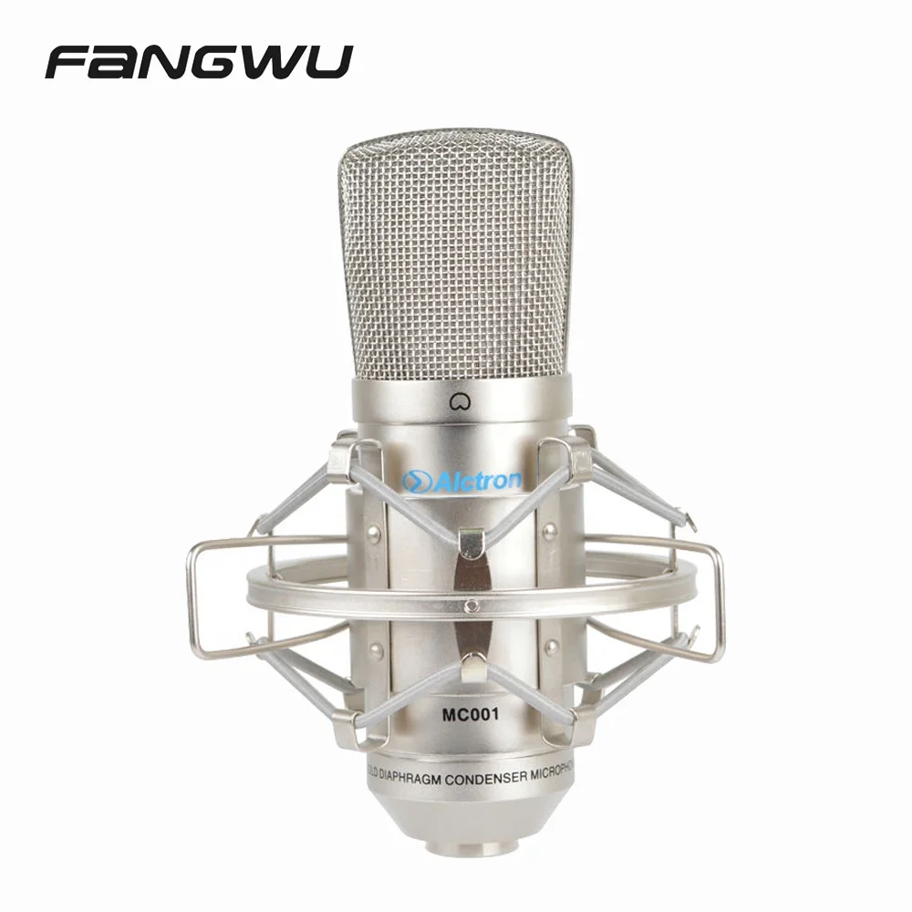 2026 Professional High Sensitivity MC001 Microphone Electret Recording  Broadcast Condenser Mic for Live Show