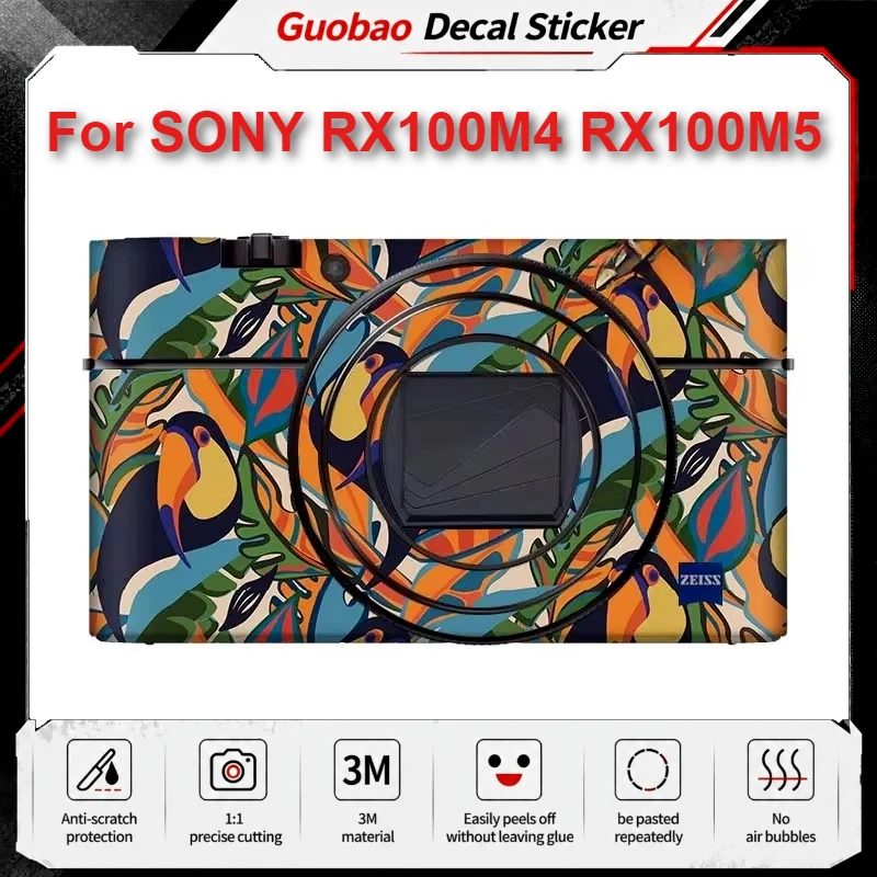 For SONY RX100M4 RX100M5 Camera Sticker Protective Skin Decal Vinyl Wrap Film Anti-Scratch Protector Coat RX100IV RX100V