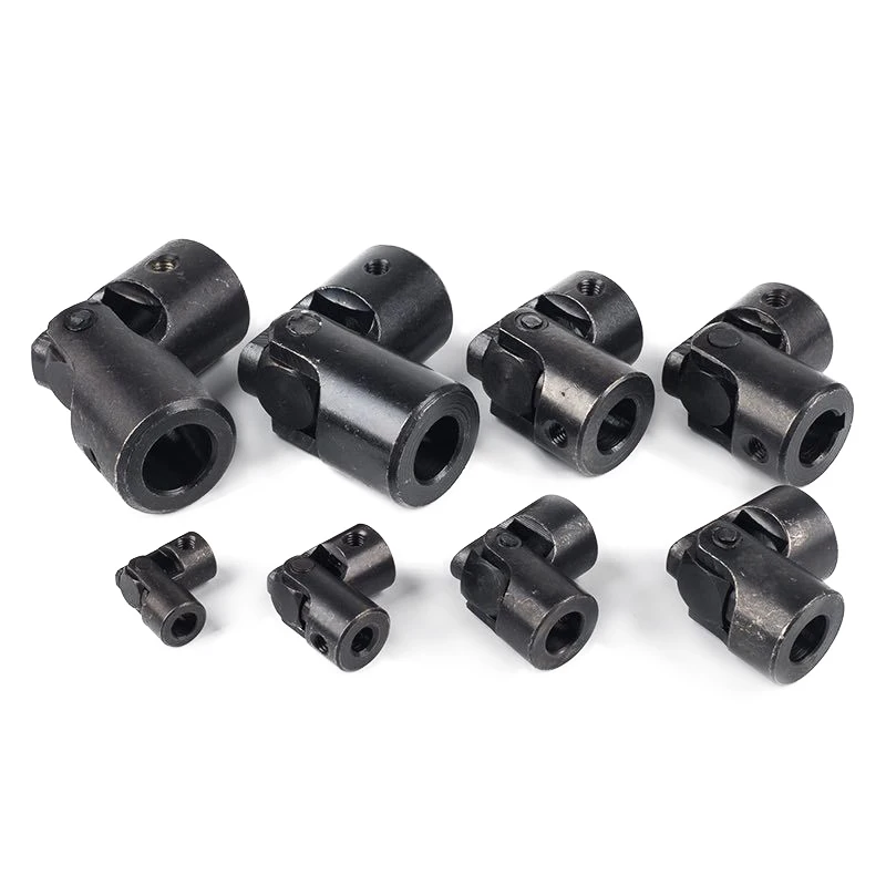 1Pc Metal Cardan Joint 6mm-22mm Three-section Universal Joint Coupling Shaft Motor Connector Gimbal Couplings Shaft Hardware