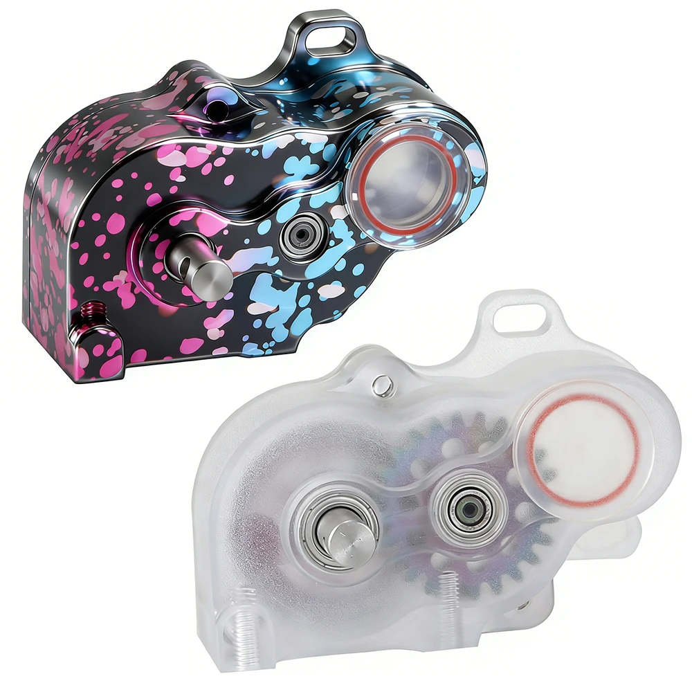 Ultra Light Aluminum/acrylic High Performance Lcg Transmission Gearbox for 1/10 Rc Car Trx4 Rc4wd Scx10 Ii Capra Upgrade Parts