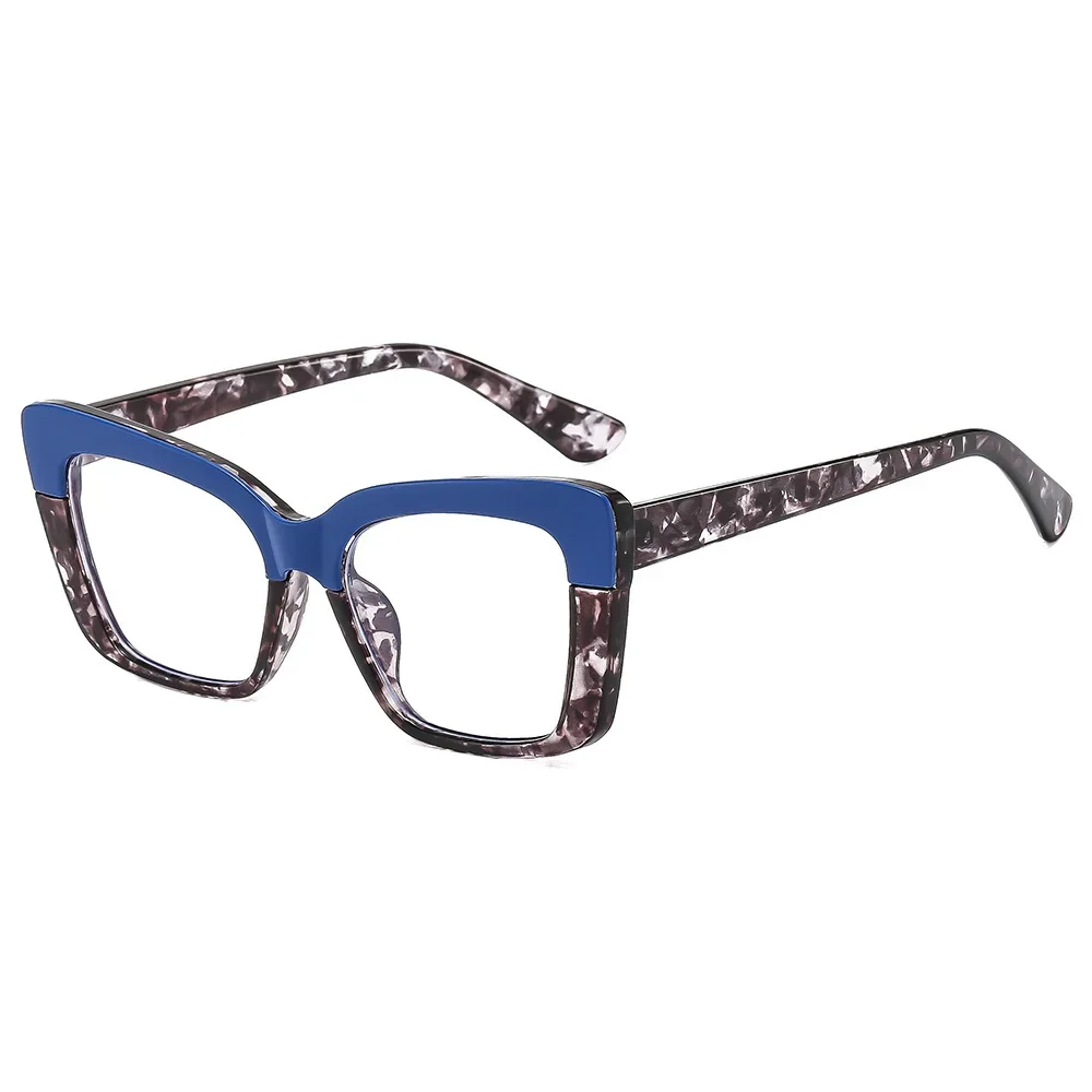 2025 تكنولوجيا المستقبل الجديدة مربع مكافحة نظارات الضوء الأزرق موضة الديكور شقة ضوء المرايا تخصيص طول النظر الشيخوخي نظارات