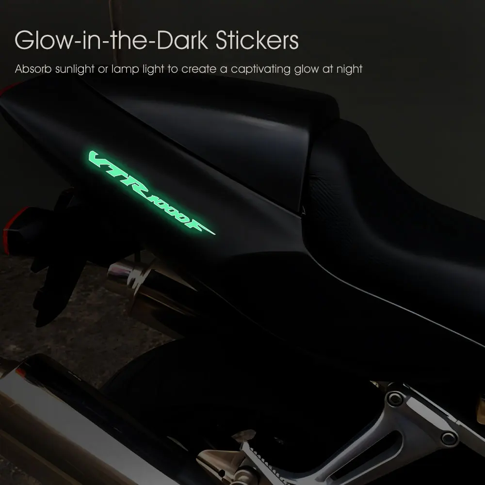 Motorcycle Glow Stickers Waterproof Decal for Honda VTR1000F Firestorm VTR 1000 F 1000F SuperHawk Accessories 1997-2005 2002