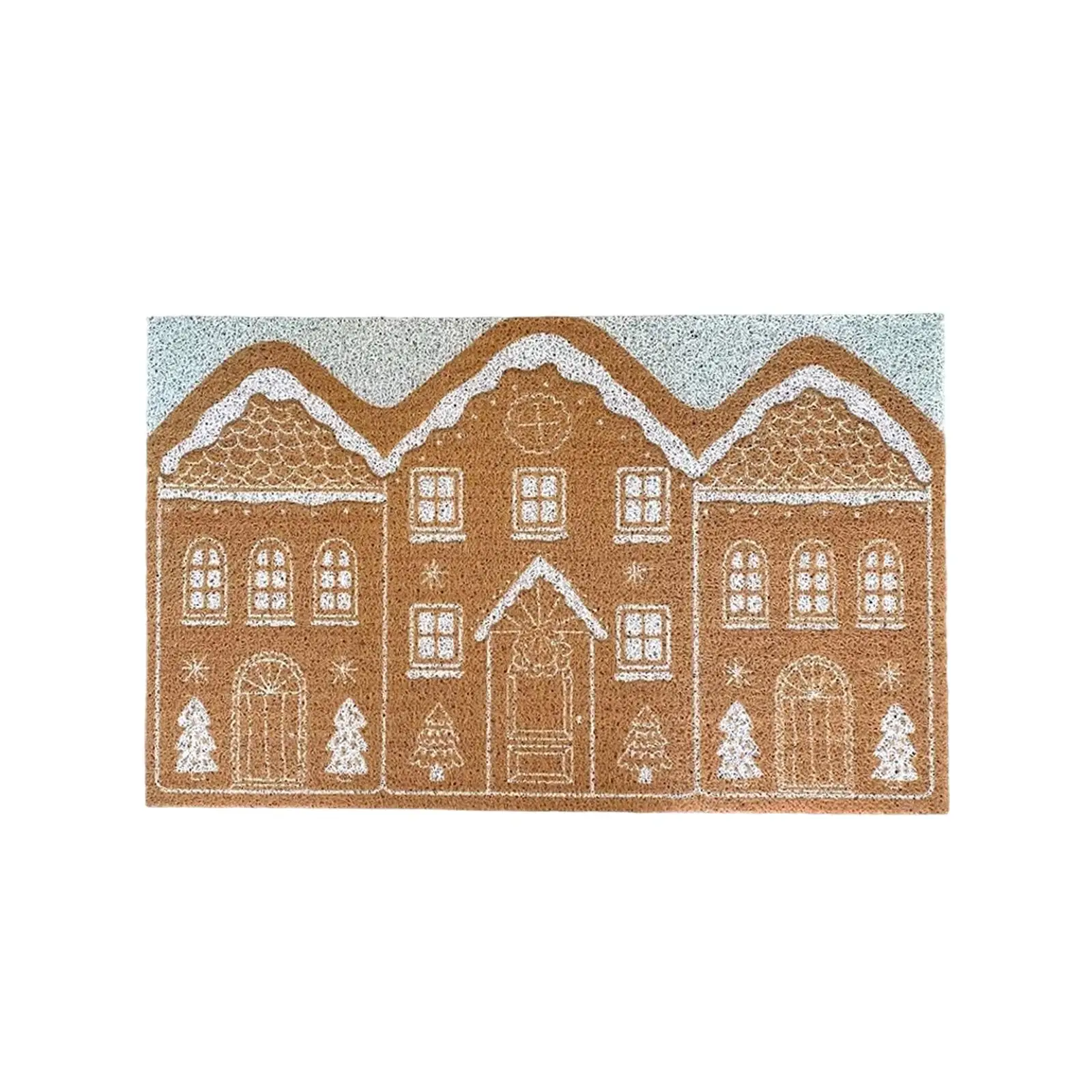 Christmas Welcome Doormat Indoor Outdoor Non Slip Waterproof Mat for Home Decor Bedroom Entryway and Hallway Use