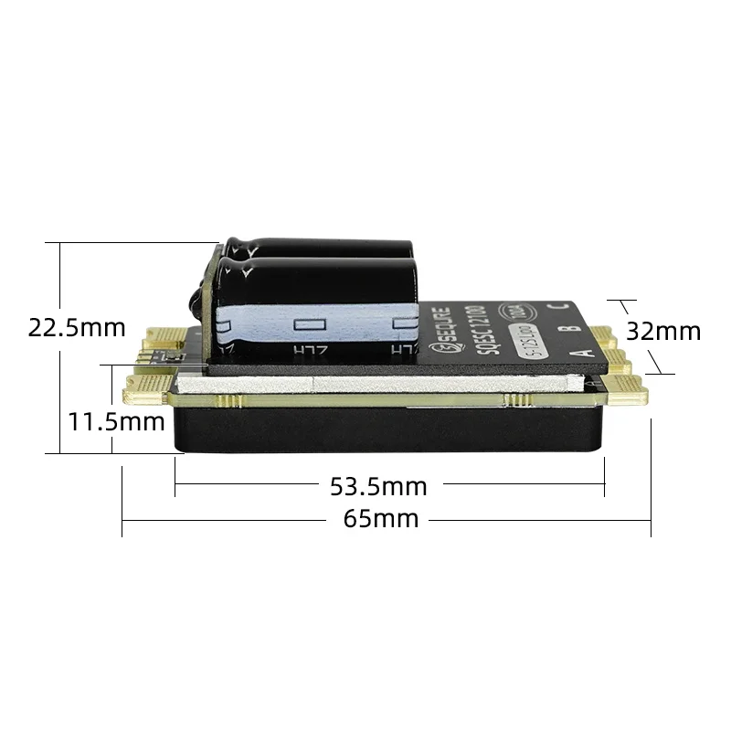 Sequre-CONTROLADOR DE VELOCIDAD eléctrico sin escobillas, dispositivo con luz Led Rgb a bordo, ajustes de Color, 5-12s Esc, adecuado para coche y Avión Rc, 12100