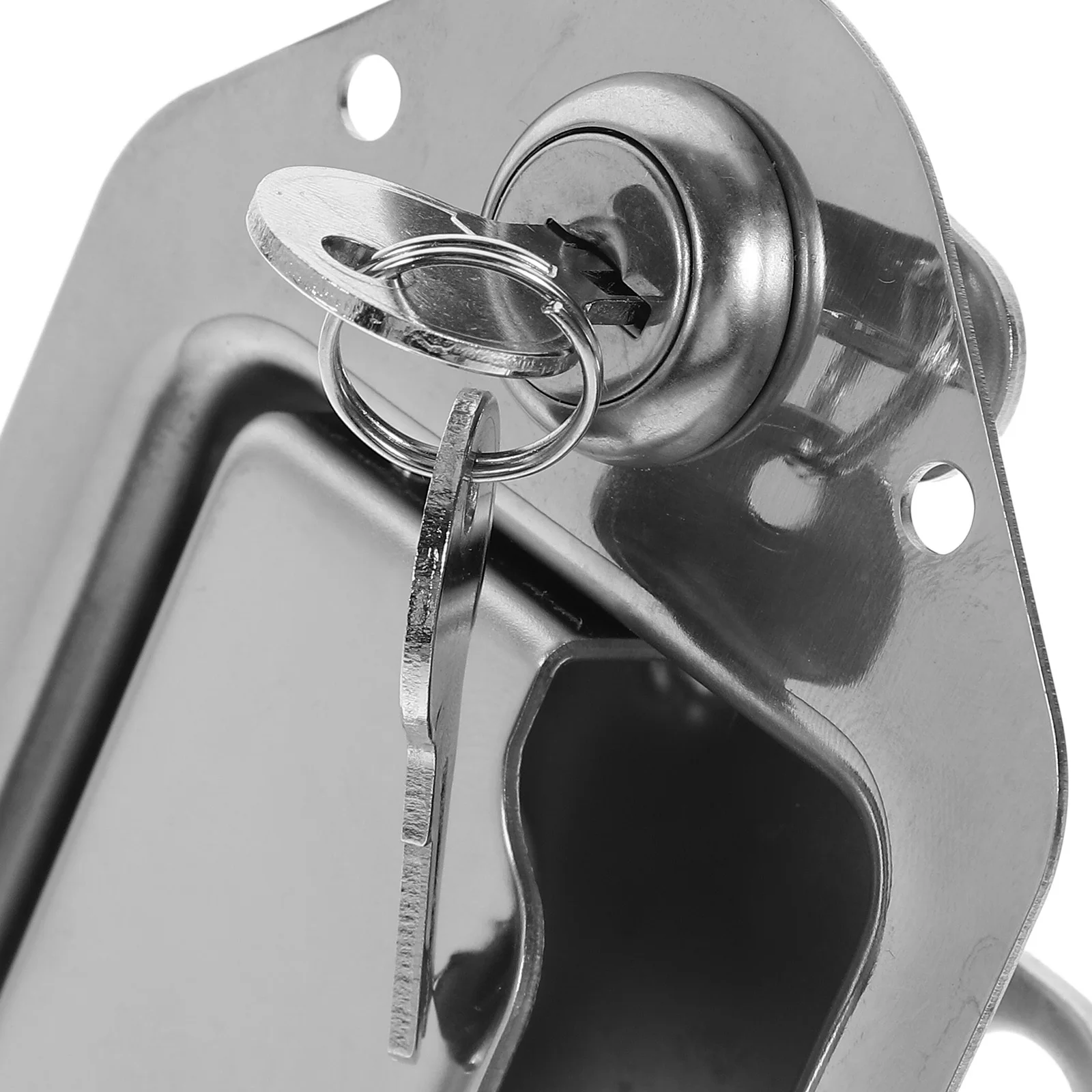 

Distribution Box Lock Toolbox Paddle Lock Replacement H for ATV RV Trailer UTV Tool Box Latch Stainless Steel Security