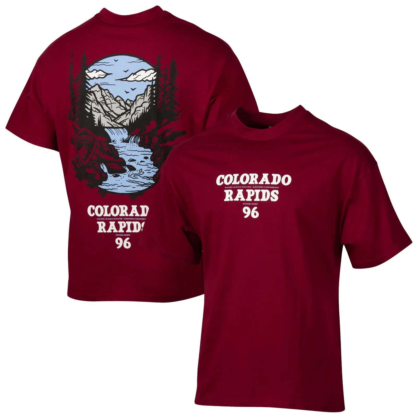 Men's-Sport Design Sweden Burgundy Colorado Rapids Hometown T-Shirt