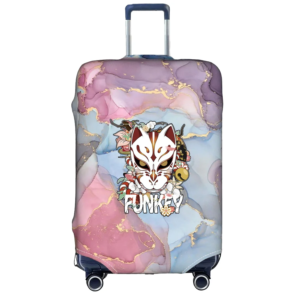 Luggage Cover Stretch Fabric Suitcase Protector Baggage Dust Case Cover Printing Mask Suitable 18-32 Inch Suitcase Case