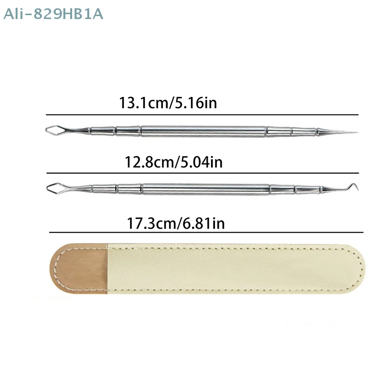 Blackhead Remover Pimple Popper Tool Acne Needle Removing Treatment Comedone Whitehead Popping Zit Nose Face Blemish Extractor