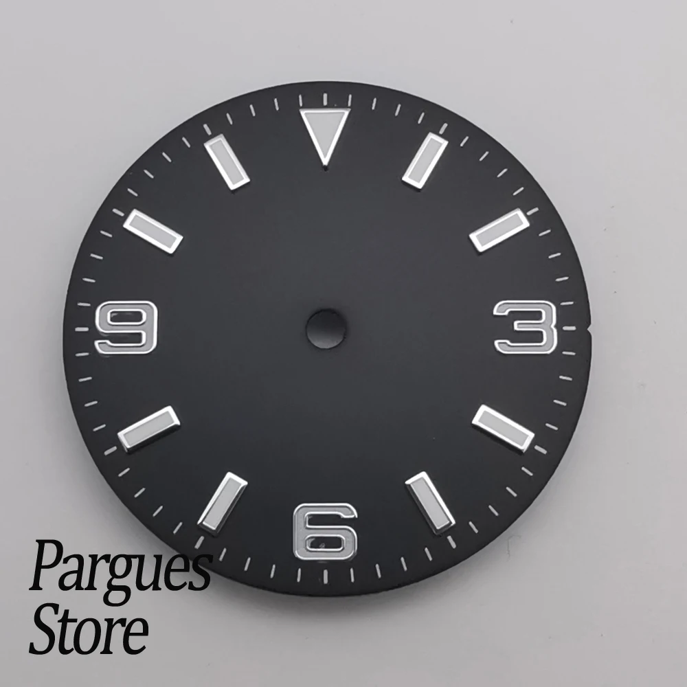 28.5mm Luminous frosted Watch Parts Dial fit NH35 Miyota8215 DG2813 ETA2824/2836 movement
