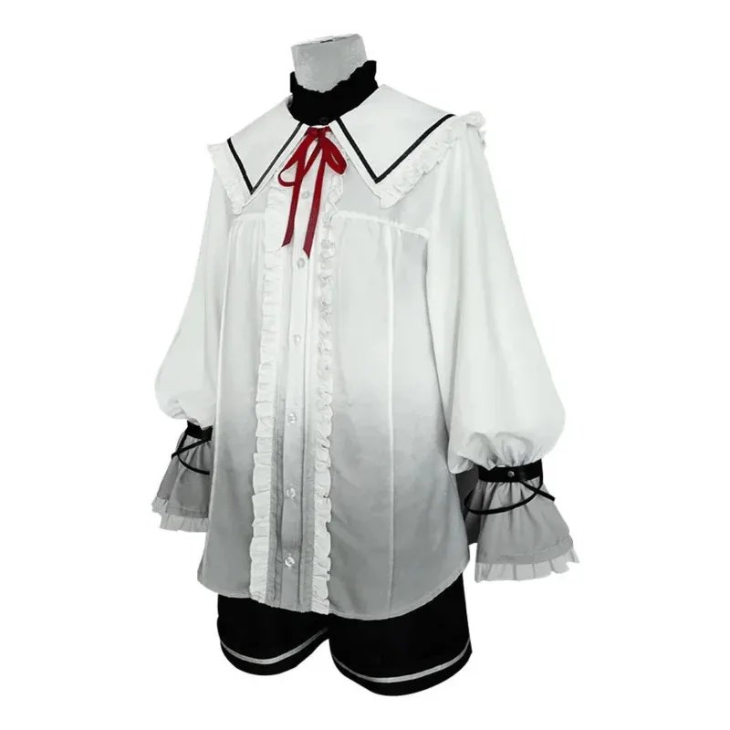 

LQNew Anime Rin Len Cosplay Costume Halloween Uniform Kagamine Len Rin Cosplay Complete Costumes Sets Tops Shorts Women Men