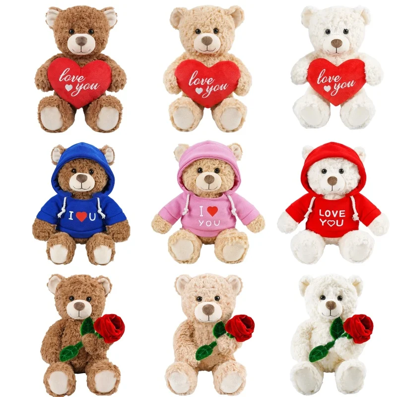 Multiple Styles Classic Teddy Bears Plush Toy Romantic Valentine's Day Gift Kid Birthday Gift Teddy Bear Enthusiast Collection