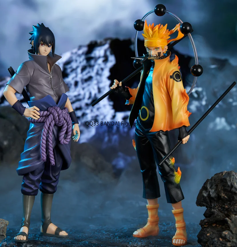 BANDAI Ichiban Kuji NARUTO 20th Anniversary Uzumaki Naruto Uchiha Sasuke MASTERLISE Figura Premio Action Figure Modello Da Collezione