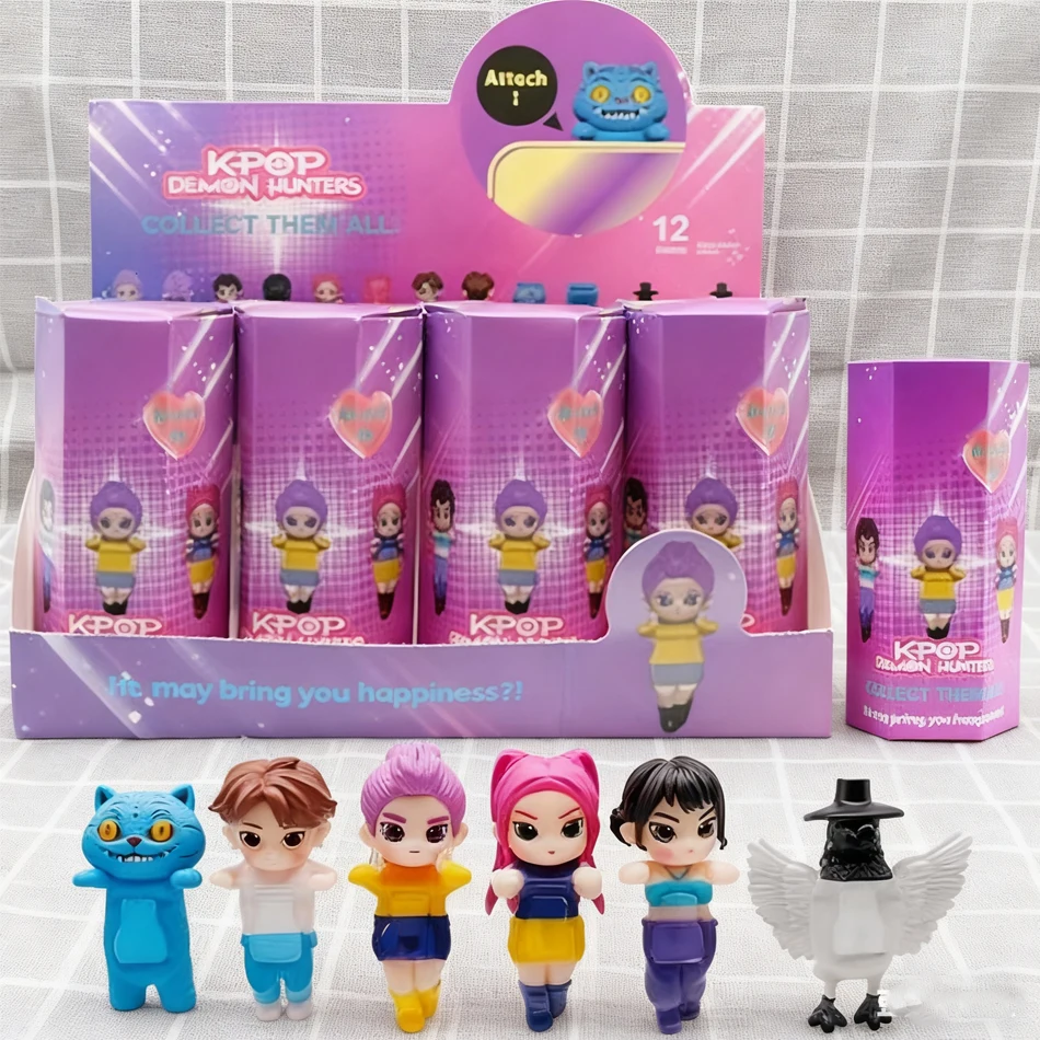 En stock; Kpop Demon Hunters Devil; Caja ciega; Saja Collect Anime Figura Kid Party; Cosplay Gaming Decoración de dibujos animados Regalo de Navidad